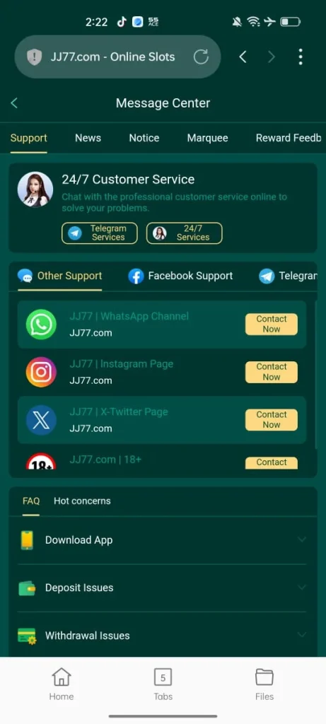 JJ77 Game Android
